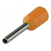 Наконечник НТ 0,5-08 трубчатый в изоляции оранжевый (упаковка 100 шт.), АСКО-УКРЕМ мини-фото