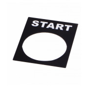 Бирка маркировочная «START» для кнопок ∅22 мм, АСКО-УКРЕМ мини-фото