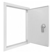Дверца металлическая ревизионная 200×300мм с замком e.mdoor.stand.200.300.z, E.NEXT мини-фото