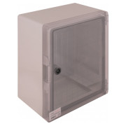 Корпус ударопрочный из АБС-пластика e.plbox.300.350.165.tr 300×350×165мм IP65 с прозрачной дверцей, E.NEXT мини-фото