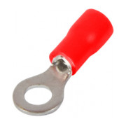 Наконечник кольцевой изолированный 2.5-4 мм² красный (упаковка 100 шт.) e.terminal.stand.rv3.3,5.6.red, E.NEXT мини-фото